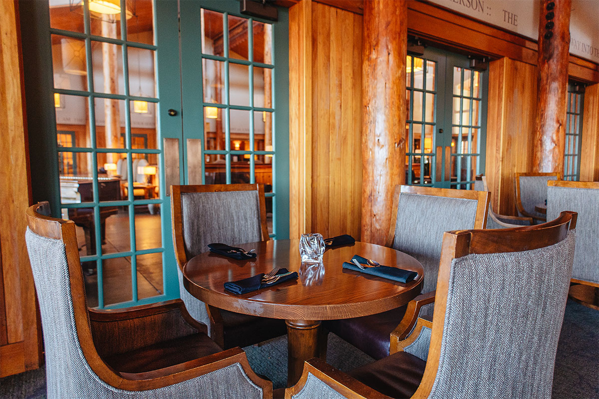 Dining Room Seating at Timbers
