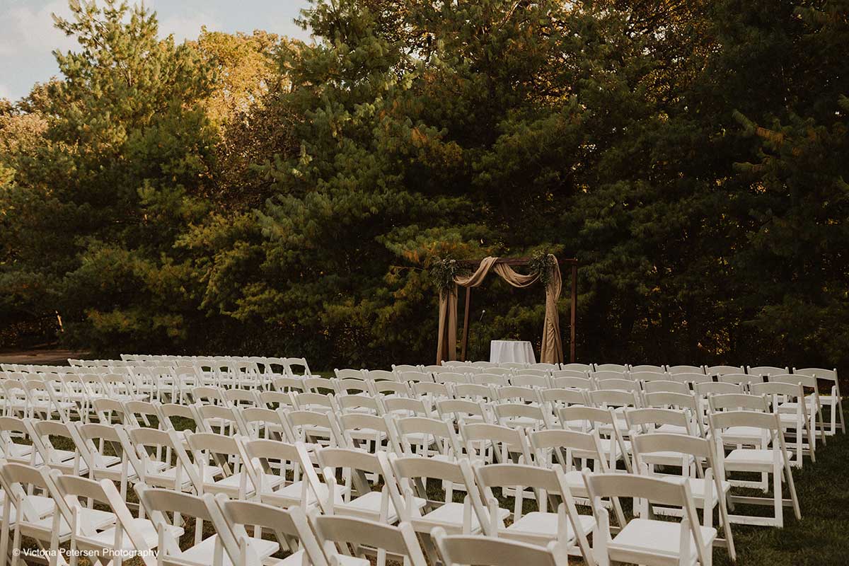 Outdoor Wedding Ceremony in Nebraska City