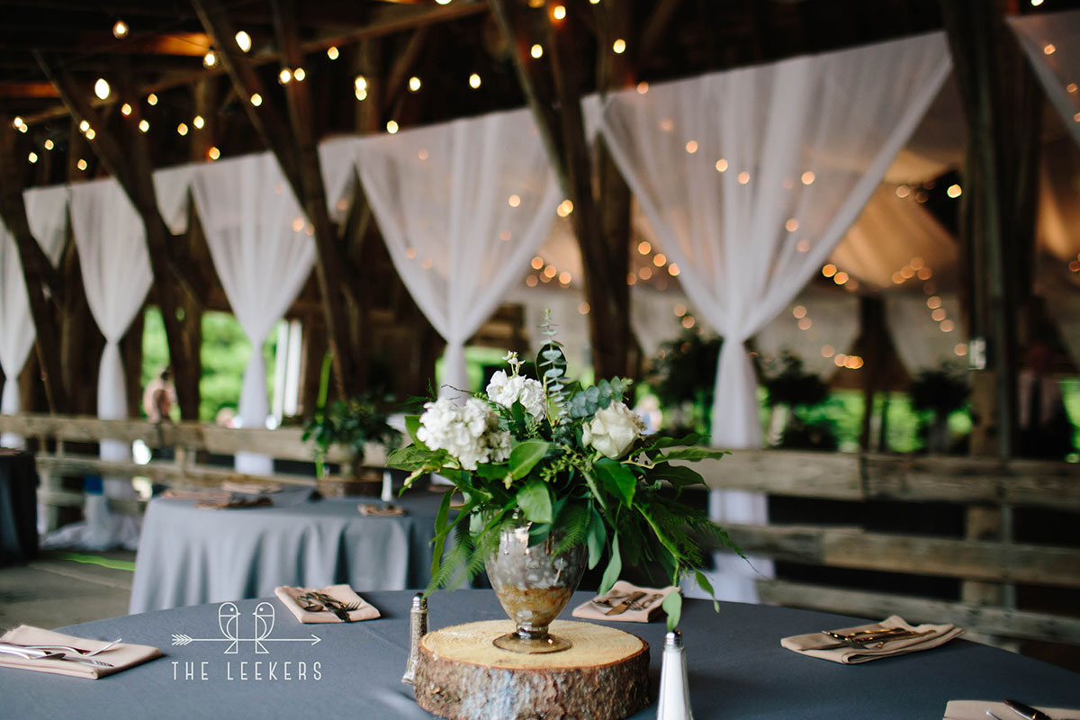 Elegant Historic Barns Wedding Reception