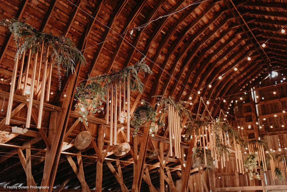 Whimsical Reception Details in the Historic Barns